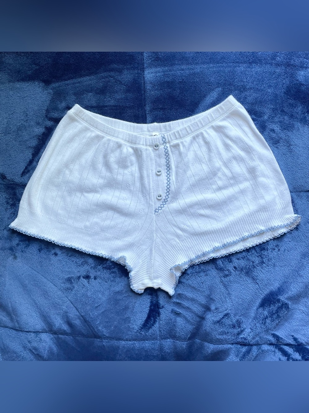 pretties pointelle lace shorts
